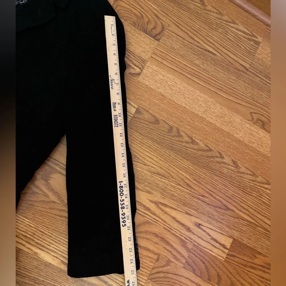 Nautica Black Overcoat Coat Jacket L42 - Picture 2 of 5